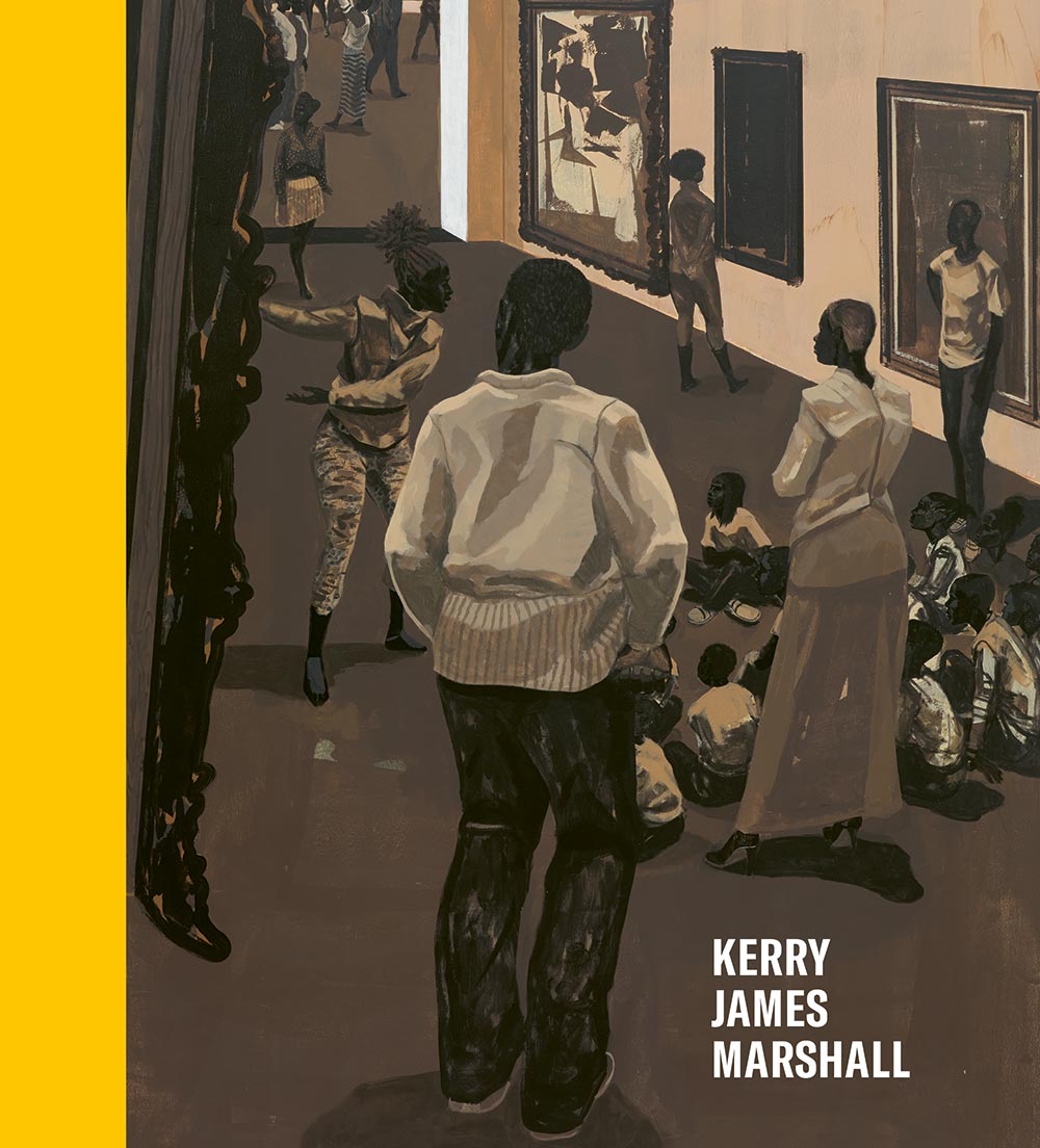 Cover of a book titled Kerry James Marshall: History of Painting, published by David Zwirner Books in 2019.